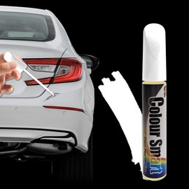 Rebvugr Touch Up Paint for Cars, Universal and Color Accurate Automotive Scratch Repair Pen, Car Accessories Exterior Decoration Scratch Remover for Vehicles Trucks SUVs (White)