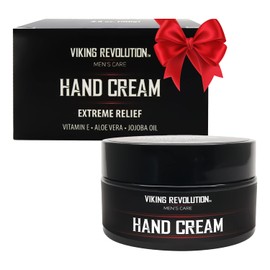 Viking Revolution Hand Cream for Men – Intensive Hydration for Dry and Cracked Hands – Repairing Treatment with Aloe Vera