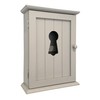 Grey Keyhole Key Cabinet