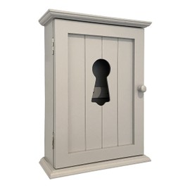Grey Keyhole Key Cabinet