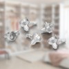 MorningRo 50 Pcs Bookshelf Pegs Bookshelf Pins Replacement Shelf Pegs