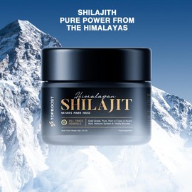 Shilajit Resin with Natural Himalayan Shilajit 30g | Gold Grade 100% Pure, Rich in Fulvic & Humic Acid, Minerals, Immune System & Vitality Booster | Vegan (Pack of 1)