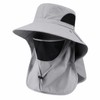 Wide Brim Sun Hat with Neck Flap for Outdoor Travel