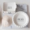 Creative Co-Op Stoneware Baker with Good Food Comes To Those