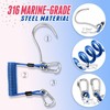 OVOVFANY Scuba Diving Reef Hook, 316 Stainless Steel Single Reef