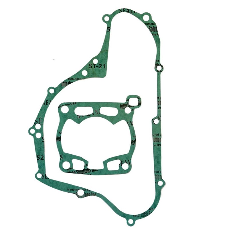 Top and Bottom End Engine Gasket Kit Set with Oil