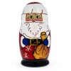 BESTPYSANKY Set of 5 Santa, Snowman and Christmas Tree Wooden