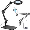15X Magnifying Glass Desk Lamp, LED Desk Lamp with Base