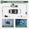 EYPINS Pro Dash Cam Front and Rear - 2K+1080P Dual