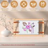 Littleduckling Embroidery Frame Wooden Cross Stitch Frame Rotated Needlepoint Embroidery