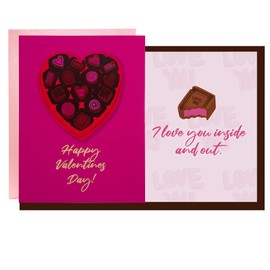 Holijolly Valentine's Day Card with Envelope – Valentine's Day Card, Love Card, Anniversary Card – 15 x 20 cm