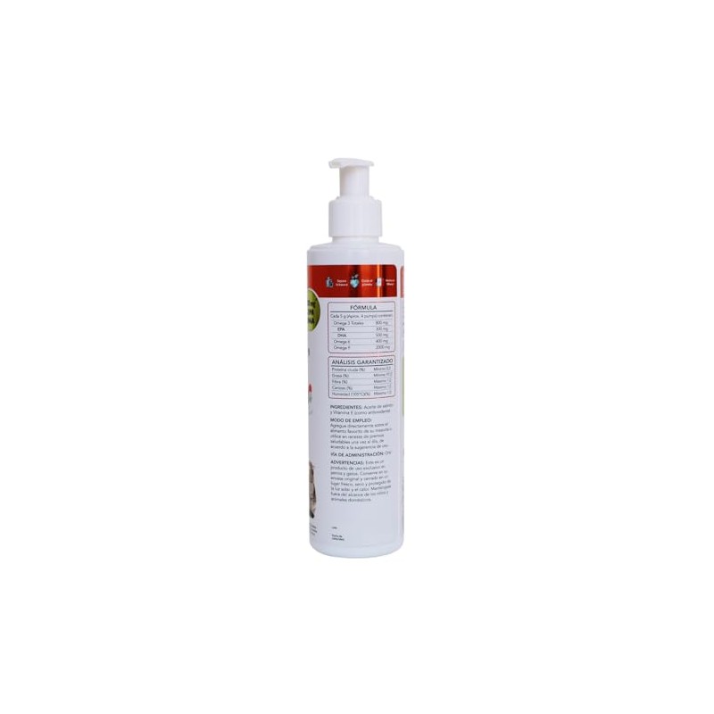 Aceite de Salmon para Perros y Gatos Omega 3, 6