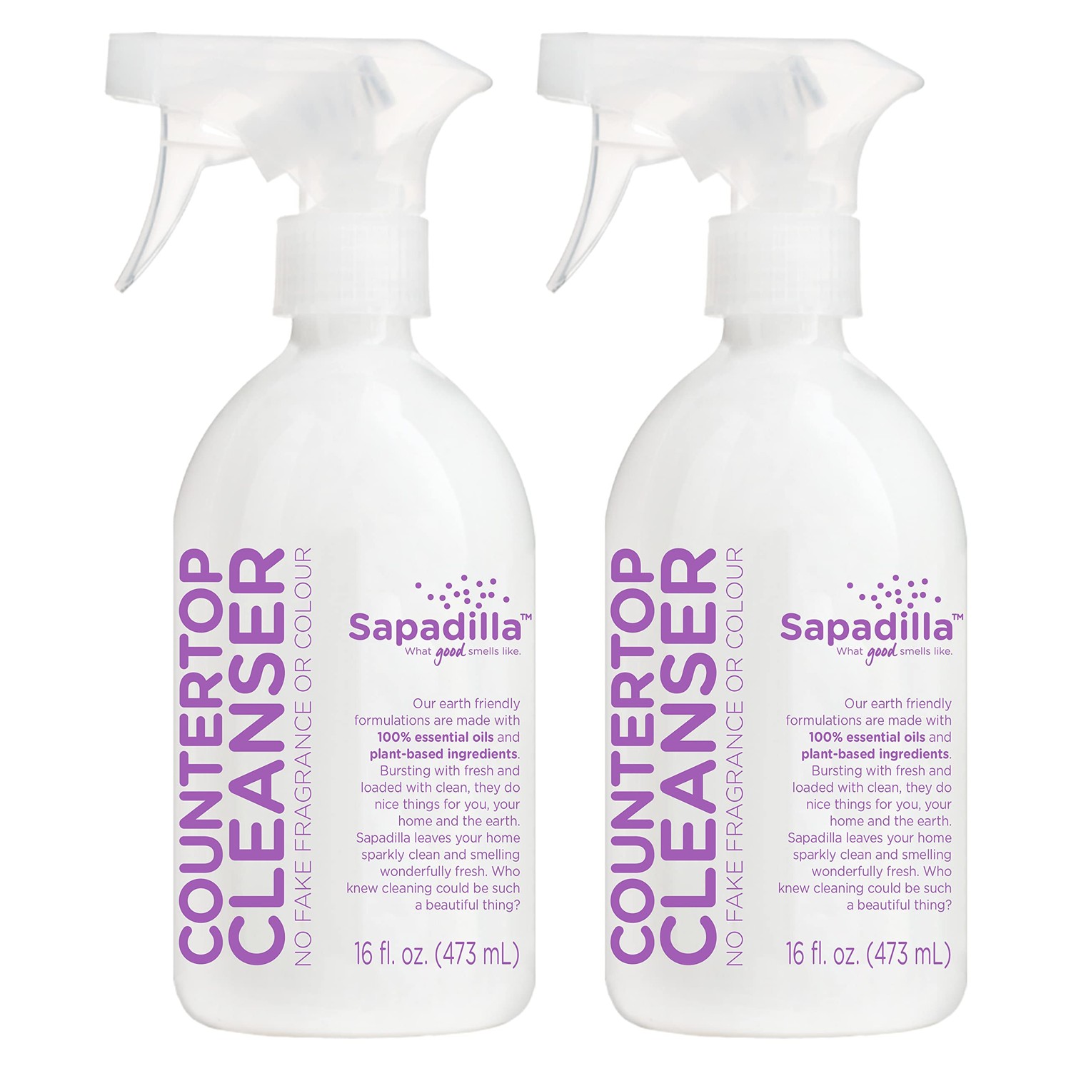 Sapadilla Multi-Surface Countertop Spray - Sweet Lavender + Lime - Made ...