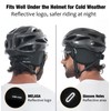 MELASA Winter Helmet Liner Skull Cap for Men Women, Fleece