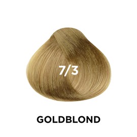 Vitalcare Professional Professional Permanent Colouration Hair Colour with Silk Protein No. 7/3, Golden Blonde, Multipack 3 x 100 ml