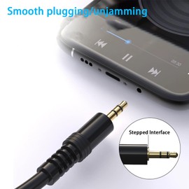 DCNETWORK 3.5mm Aux Cord to 3.5mm Audio Aux Jack Cable Male to Male Aux Cable Nylon Braided Stereo Jack Cord for Phones,Headphones,Speakers,Tablets,PCs,Music Players and More