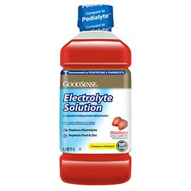 GoodSense Strawberry Electrolyte Solution, 33.8 Fluid Ounces