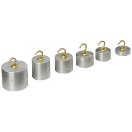 United Scientific™ WSAL06 Hooked Weight, Aluminum, Set of 6