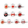 10Packs Canada Canadian Souvenir Keychain - Canada Maple Leafs Women