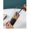 3Pcs Mini PVC Makeup Bag Plastic Cosmetic Organizer Bag Pouch