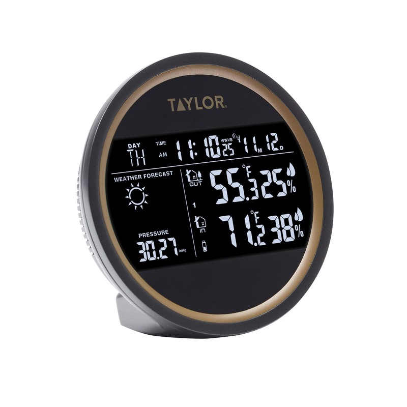 Taylor 5282011 Digital Weather Forecaster, Black