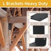 8-Pack 6" x 6" x 2⅜" L Right Angle Bracket,