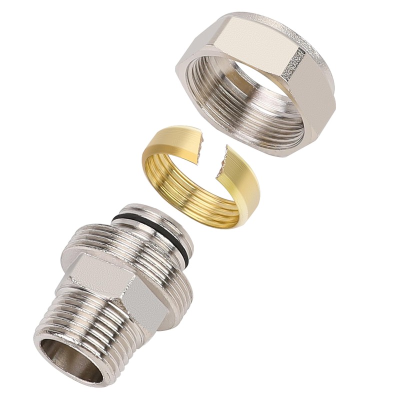 HOOTSUM Straight Air Piping Fitting for 3/4 Inch Air Line