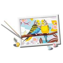 Ravensburger CreArt: Gli Inseparabili – Dipingere con i Numeri per Bambini 9+ Anni, Kit Pittura con Tavole, Cornice, Pennello e Colori Inclusi, 25 x 18,30 cm, Idee Regalo