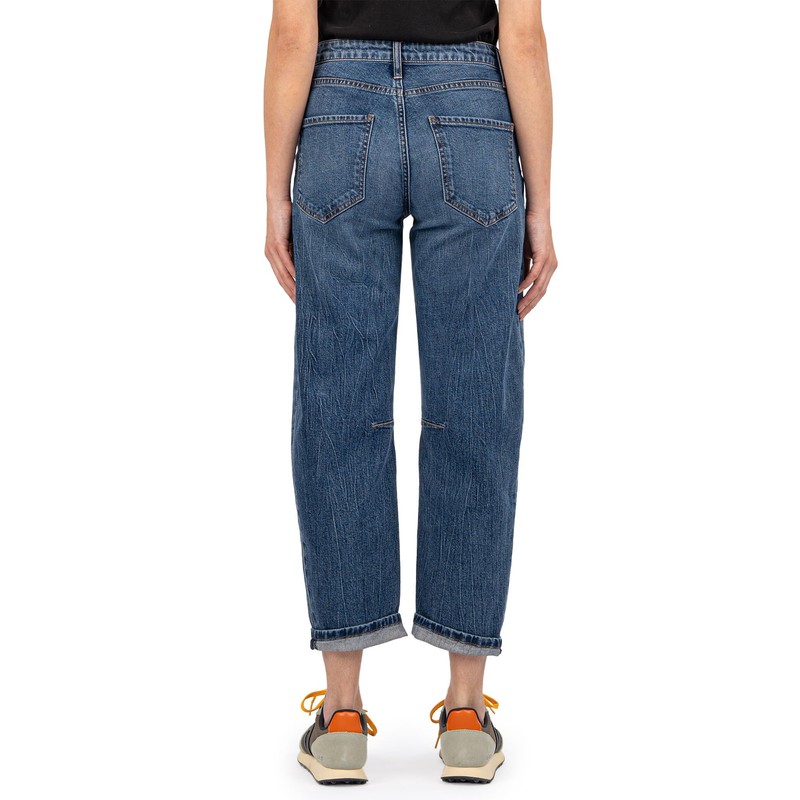 KUT from the Kloth Ashley High-Rise Slouchy Barrel Straight Leg