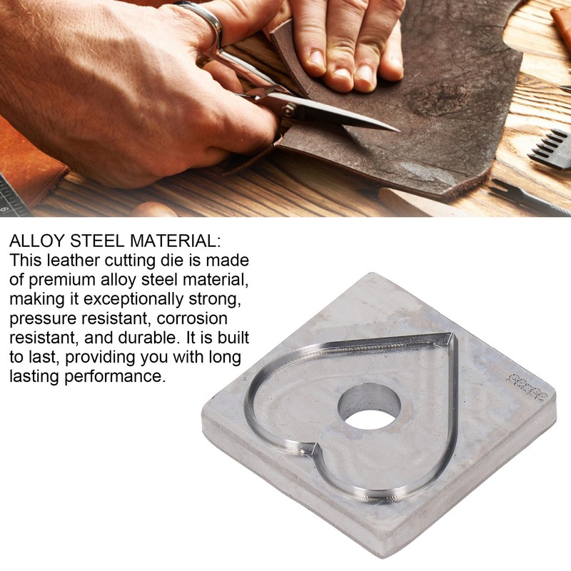 Heart Shape Cutting Die Alloy Steel Clean Cutting Surface Leather