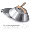 Mammafong Aluminum Wok Dome Cover for 14" Hand Hammered Wok,