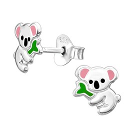 Koala Bear Earrings - 925 Sterling Silver