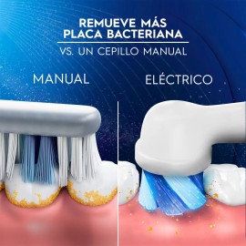 Oral Cepillos Electricos Pro Salud Power Pilas Color Blanco Azul