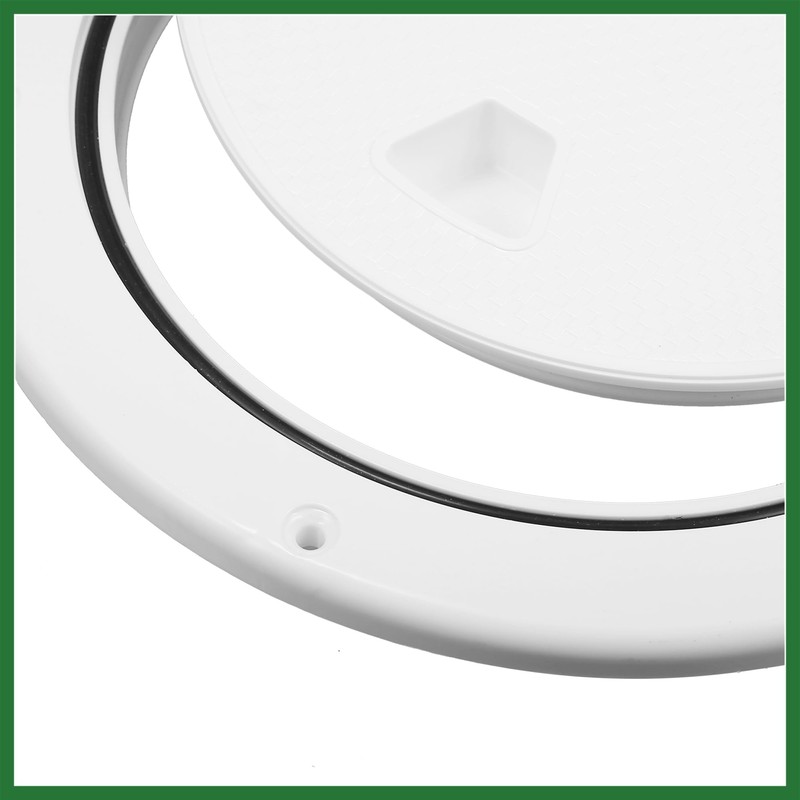 Motoforti 8" Boat White Circular Inspection Hatch Deck with Detachable