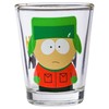 Silver Buffalo Silver Buffalo South Park Featuring Stan, Kenny, Cartman, and Kyle 4 Pack Mini Glasses, 1.5 Ounces