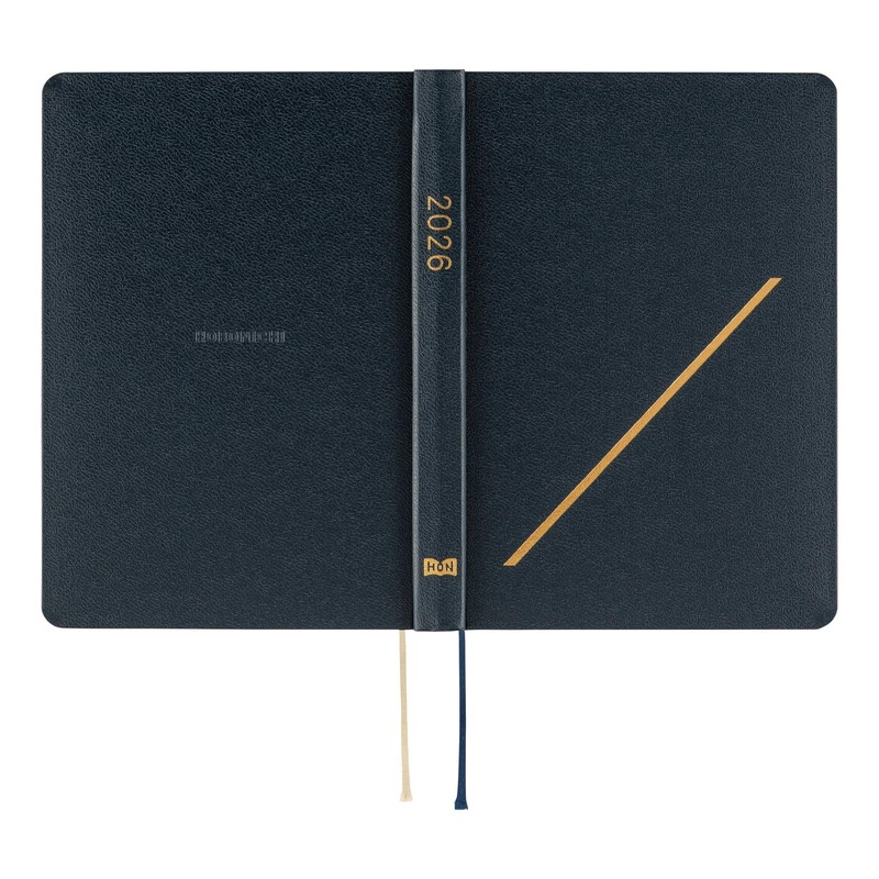 ほぼ日 Hobonichi Techo HON A6 2026 - Slash (Navy) (English,