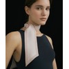 Abinafelru Abinafer Long Twilly Silk Scarf - Pale Pink