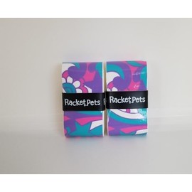 Racket Pets Kids Tennis Racket Overgrip, Animal Print Non-Slip Tennis Grip Tape for Junior Rackets, Fun Patterned Replacement Grip for Boys & Girls, Comfortable for Children’s Racquets, 2 Pack