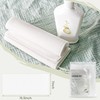 Reusable Wool and Cotton Flannel for Castor Oil Packs -