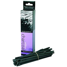 Daler-Rowney Artists Charcoal Medium Set, 15-Piece, Drawing and Sketching, Professional Artists