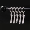 UtySty 40 Pack Curtain Hooks Drapes Hanger Adjustable Shorten Hanging