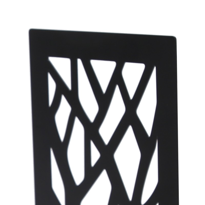 2pcs Metal Bookend Desktop Bookshelf Storage Book Documents Divider Craft