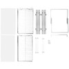 VEVOR Pull Out Cabinet Organizer, 14"Wx21"D Heavy 2 Tier Duty