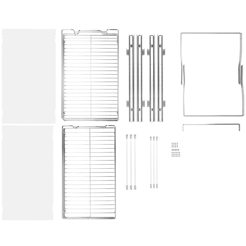 VEVOR Pull Out Cabinet Organizer, 14"Wx21"D Heavy 2 Tier Duty