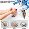 Universal Bathroom Sink Plugs, Sink Strainer Stopper for 33-38mm Drain