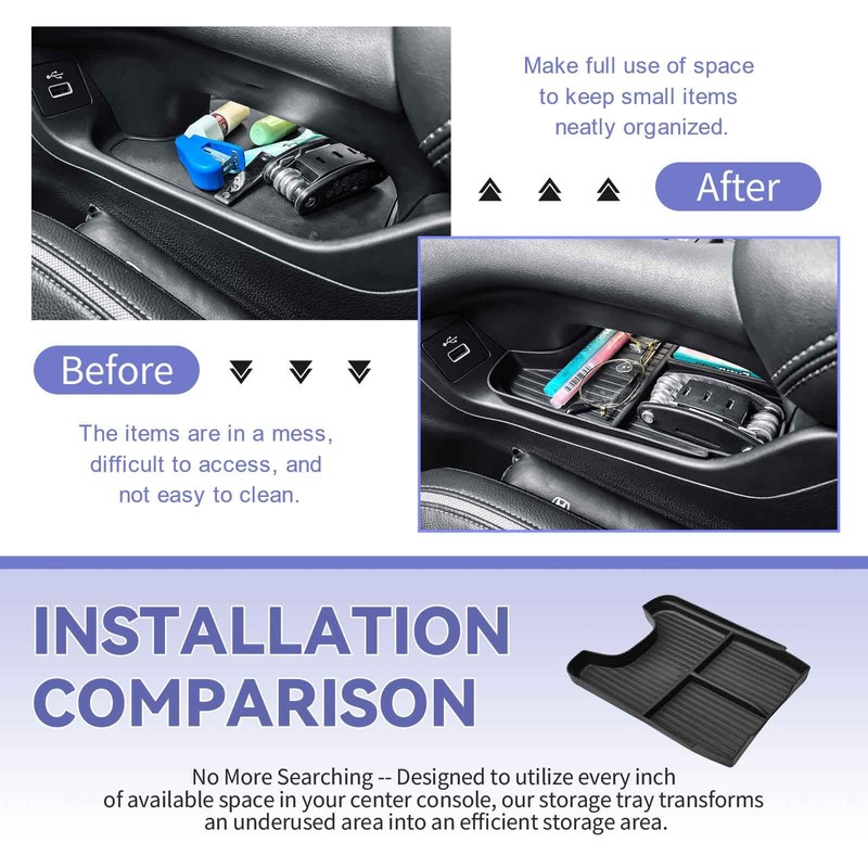 RUNROAD Center Console Organizer Tray Compatible with Honda HR-V 2025