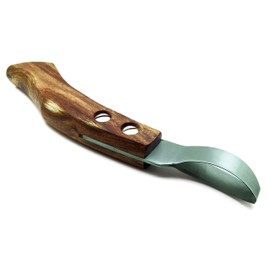 Hoof Knife 7.5" Large Farrier Tools Wooden Handle Premium Instruments Upgraded Pattern