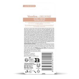 Emily in Paris Vaseline - Bálsamo Labial Líquido Color Nude (3.5 g), Humectación hasta por 24 horas, Nude Creme