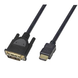 DVI to HDMI Converter Cable 2.0m [HDMI to DVI Bi-Directional] Gold Plated