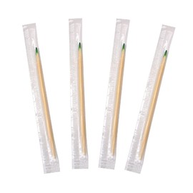 BLUE TOP Wood Bamboo Mint Individually Cello Wrapped Toothpicks 2.5 Inch Pack 1000,High Class Food Picks with Flavor,Bamboo Mint Toothpicks for Appetizers,Cocktails,Fruits,Olive,BBQ Picks.